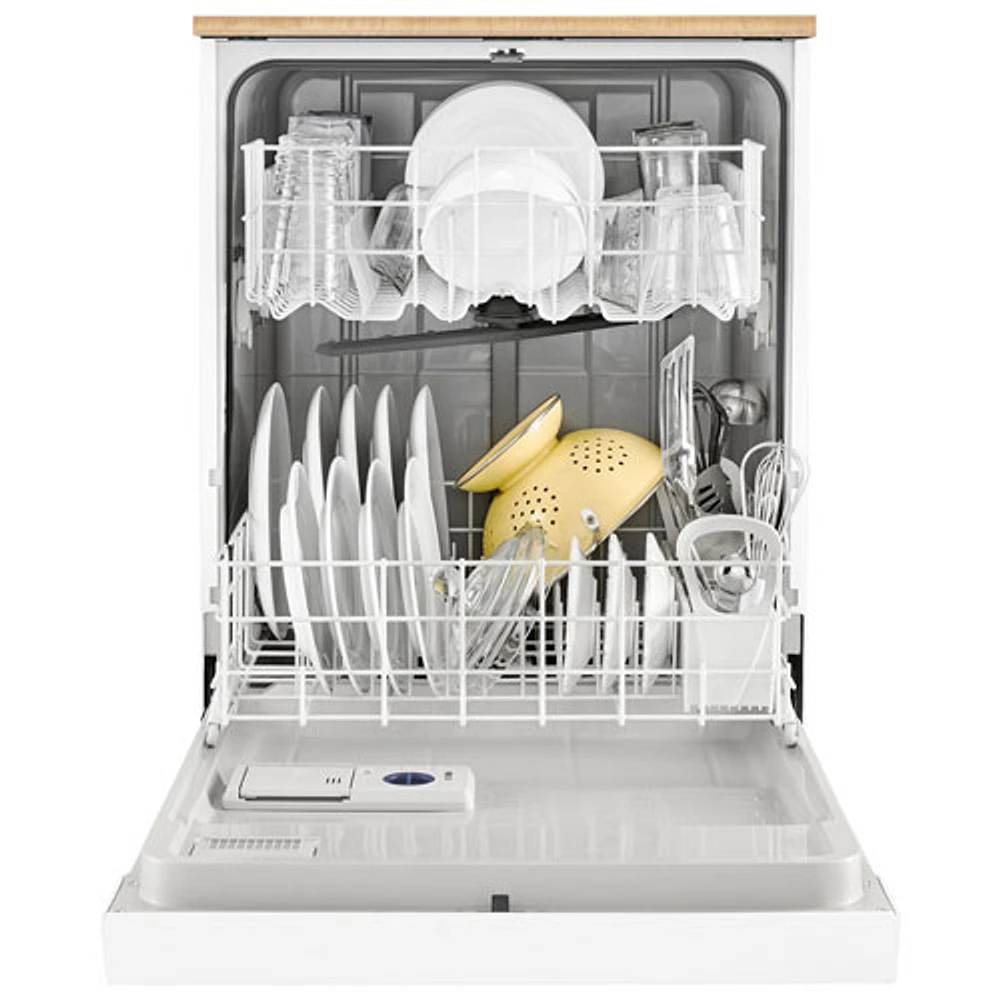 Lave-vaisselle mobile 24 po 64 dB de Whirlpool (WDP370PAHW) - Blanc