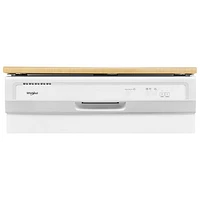 Lave-vaisselle mobile 24 po 64 dB de Whirlpool (WDP370PAHW) - Blanc