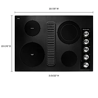 KitchenAid 30" 4-Element Electric Cooktop (KCED600GBL) - Black