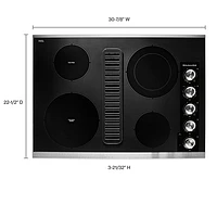KitchenAid 30" 4-Element Electric Cooktop (KCED600GSS) - Stainless Steel