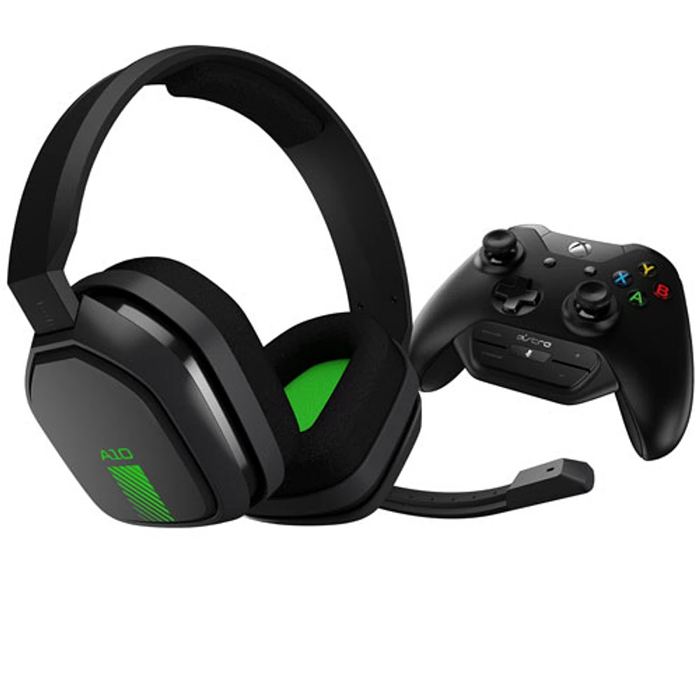 Casque à isolation sonore A10 d'Astro Gaming avec MixAmp M60 pour Xbox One - Noir/Vert
