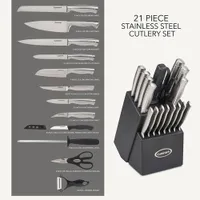Cuisinart Stainless Steel 21-Piece Knife Block Set (SSC-21CC) - Only at Best Buy