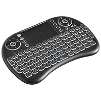 Mini clavier ergonomique rétroéclairé sans fil TK200 de Lexma avec pavé tactile