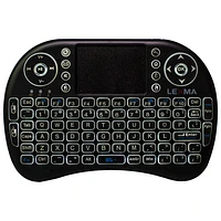 Mini clavier ergonomique rétroéclairé sans fil TK200 de Lexma avec pavé tactile