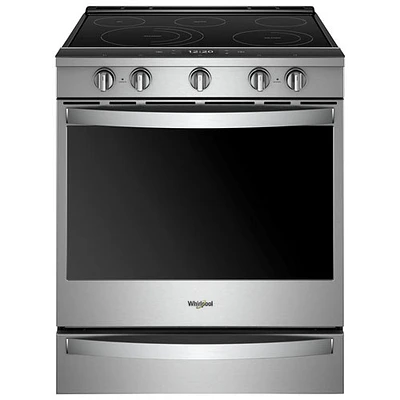 Cuisinière électrique encast. 5 éléments four autonett. 6,4 pi³ 30 po Whirlpool (YWEE750H0HZ) - Inox