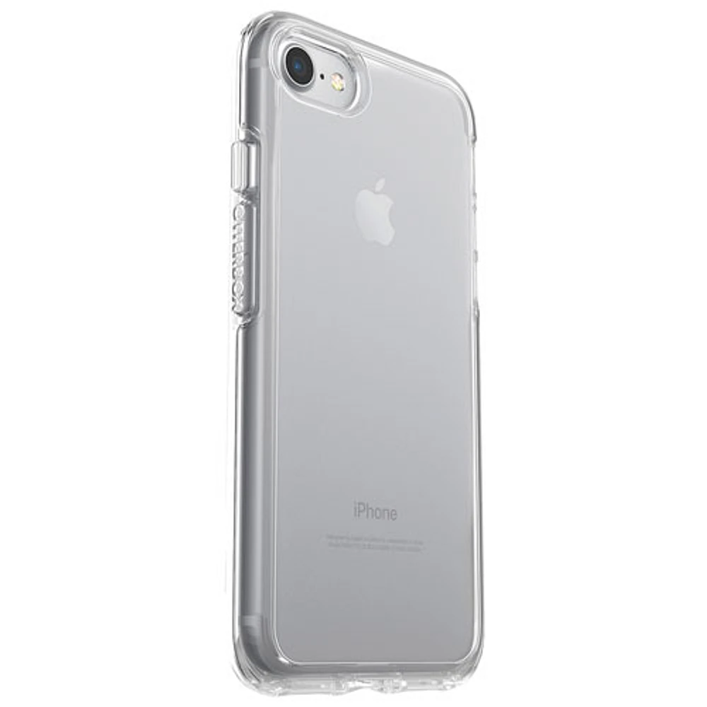Étui rigide ajusté Symmetry d'OtterBox pour iPhone SE (3e/2e gén.)/8/7 - Transparent