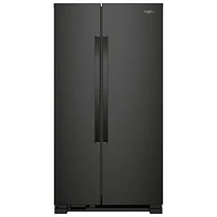 Réfrigérateur côte à côte avec éclairage DEL 24,9 pi³ 36 po de Whirlpool (WRS315SNHB) - Noir