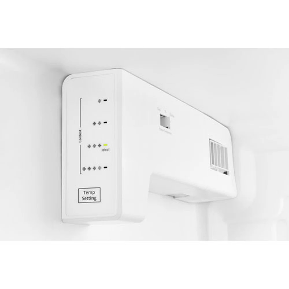 Réfrigérateur côte à côte avec éclairage DEL 24,9 pi³ 36 po de Whirlpool (WRS315SNHB) - Noir