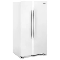 Réfrigérateur côte à côte avec éclairage DEL 24,9 pi³ 36 po de Whirlpool (WRS315SNHW) - Blanc