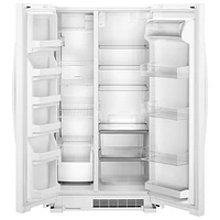 Réfrigérateur côte à côte avec éclairage DEL 24,9 pi³ 36 po de Whirlpool (WRS315SNHW) - Blanc