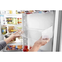 Réfrigérateur côte à côte 21,2 pi³ 33 po/distributeur eau/glaçons de Whirlpool (WRS321SDHB) - Noir