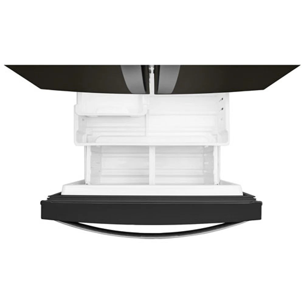 Réfrigérateur deux portes 19,7 pi³ 30 po avec éclairage DEL de Whirlpool (WRF560SMHV) - Inox noir