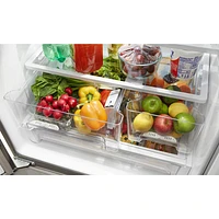 Réfrigérateur deux portes 19,7 pi³ 30 po avec éclairage DEL de Whirlpool (WRF560SMHV) - Inox noir