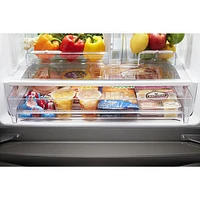 Réfrigérateur deux portes 19,7 pi³ 30 po avec éclairage DEL de Whirlpool (WRF560SMHV) - Inox noir