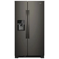 Réfrigérateur côte à côte 24,5 pi³ 36 po, distr. eau/glaçons de Whirlpool (WRS325SDHV) - Inox noir