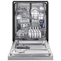 Lave-vaisselle encastr. grande capacité 24 po 50 dB cuve inox Samsung (DW80J3020US) - Inox-Endommagé