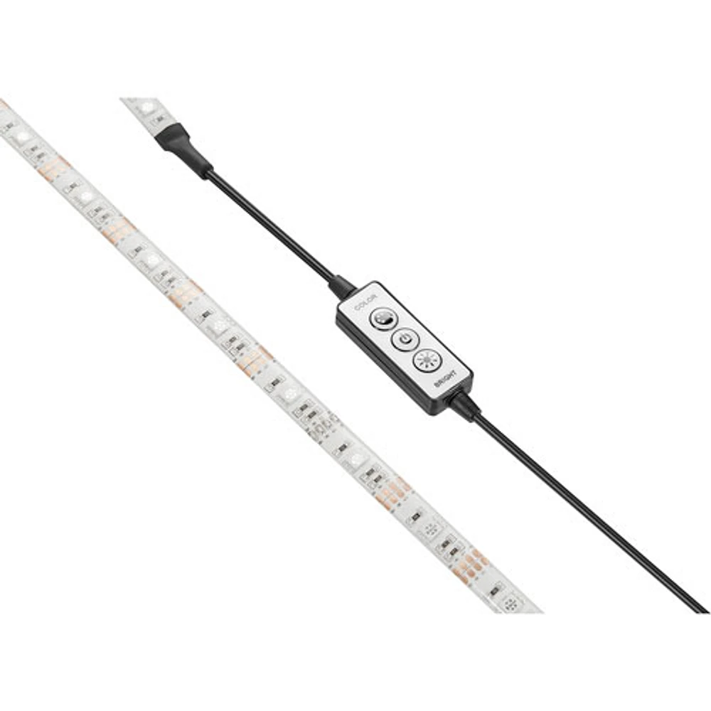 Bande lumineuse multicolore DEL de 6 pi avec intensité réglable d'Insignia - Exclusivité BBY