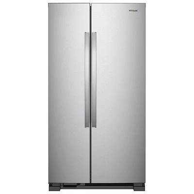 Réfrigérateur côte à côte 21,7 pi³ 33 po de Whirlpool (WRS312SNHM) - Inox monochrome