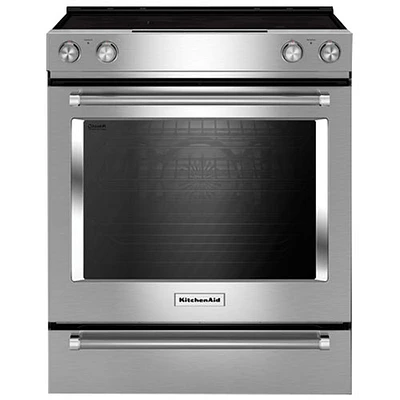 Cuisinière encastrable/four convection autonettoyant 30 po de KitchenAid - Inox - BO - Endommagé
