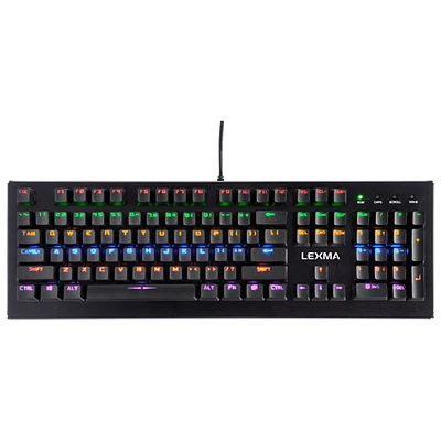 Clavier de jeu mécanique rétroéclairé Blue Switch K900 de Lexma