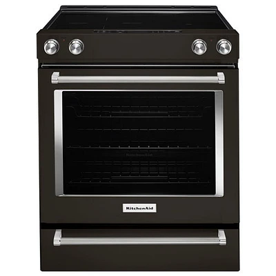 Cuisinière électrique encastrable lisse/convection véritable 30 po de KitchenAid - BO - Parfait état
