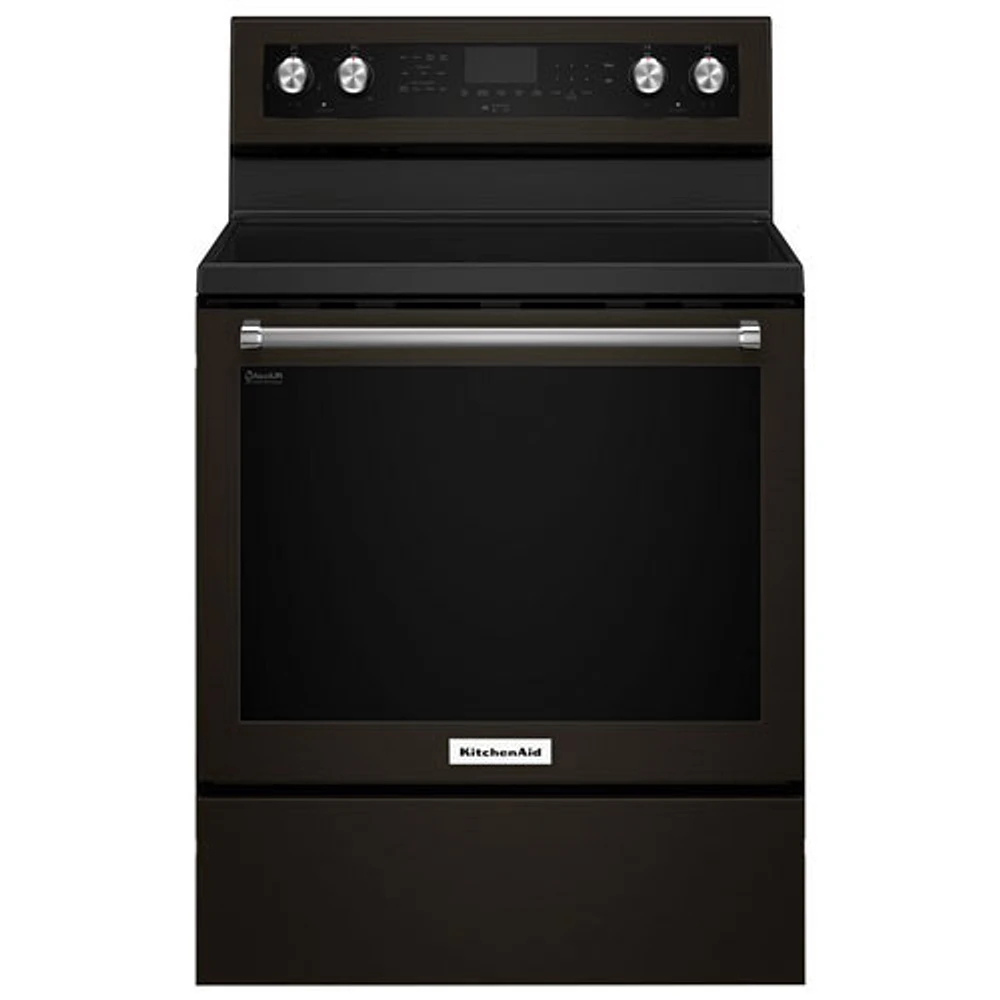 Cuisinière électrique autonome lisse/convection véritable 30 po de KitchenAid - BO - Parfait état