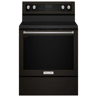 Cuisinière électrique autonome lisse/convection véritable 30 po de KitchenAid - BO - Parfait état