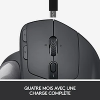 Logitech MX ERGO Plus Wireless Laser Trackball Mouse - Black