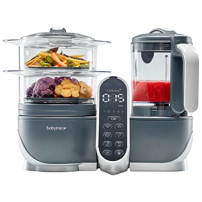 Robot culinaire Duo Meal Station de Babymoov - Gris industriel