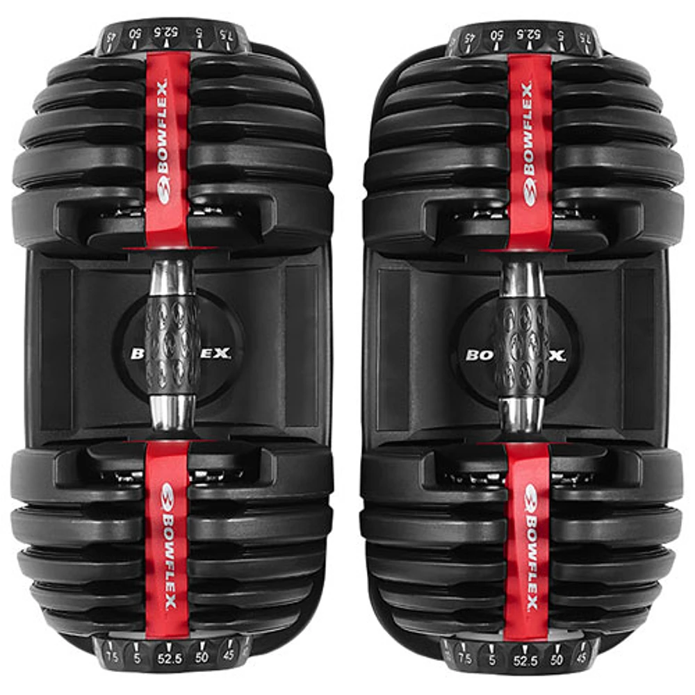 Haltères SelectTech 552 de Bowflex - Ensemble de 2 - Abonnement gratuit de 2 mois à JRNY*