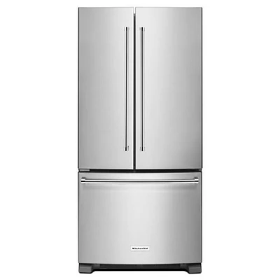 Réfrigérateur 33 po de KitchenAid avec distributeur d'eau interne - Inox - Boîte ouverte - Endommagé
