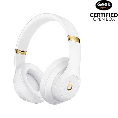 Open Box - Beats by Dr. Dre Studio 3 Over-Ear Sound Isolating Bluetooth Headphones - White