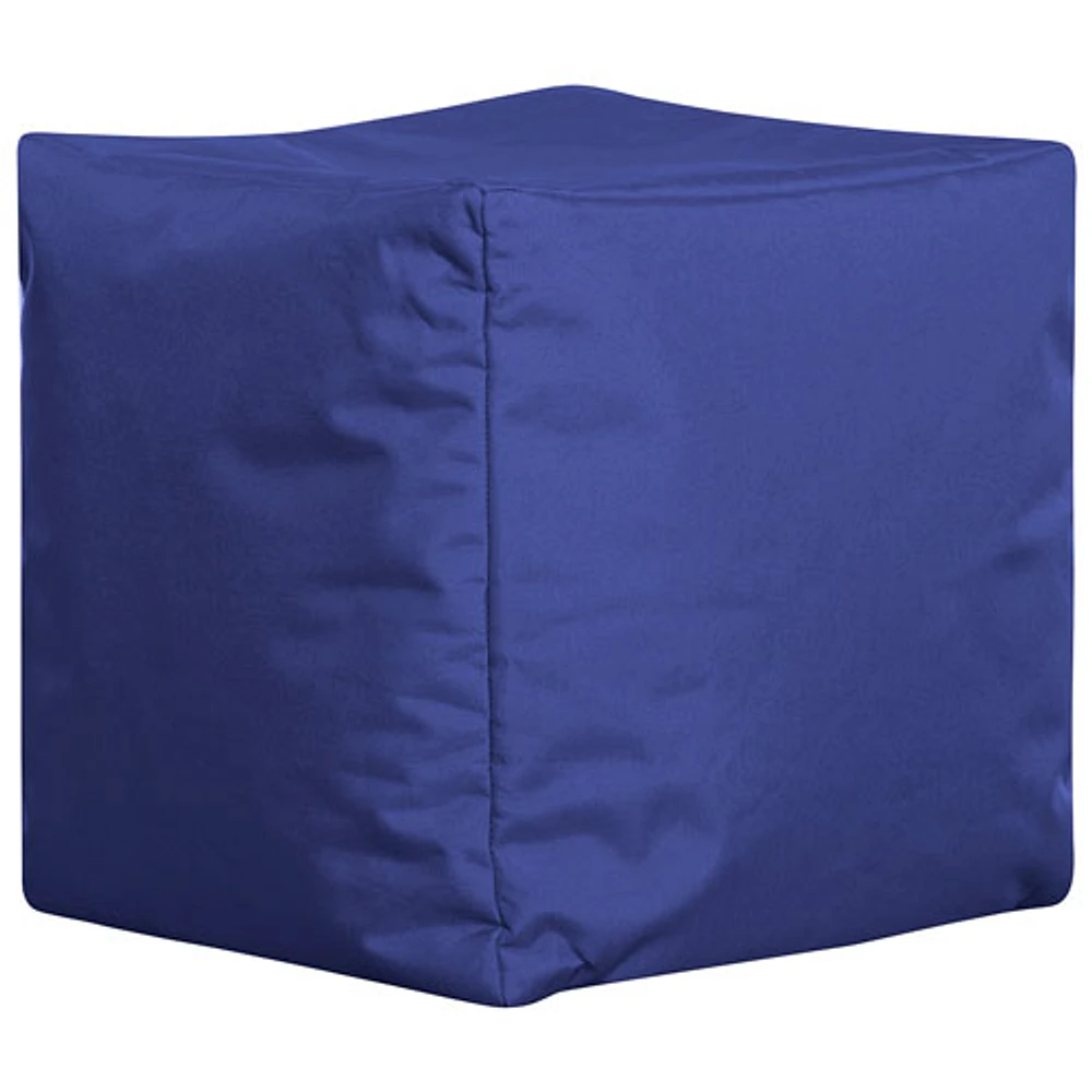 Cube Brava Contemporary Bean Bag Chair - Royal Blue