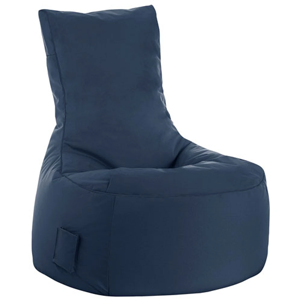 Fauteuil poire contemporain Swing Brava - Marine