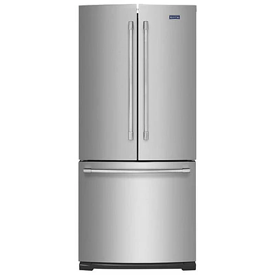 Maytag 30" 20 Cu. Ft. French Door Refrigerator with LED Lighting (MFB2055FRZ) - Stainless Steel