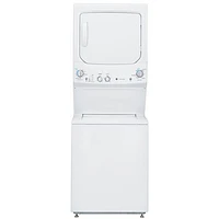 GE 4.4 Cu. Ft. Gas Washer & 4.4 Cu. Ft. Dryer Laundry Centre (GUD24GSSMWW) - White
