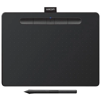 Wacom Intuos 8.5" x 5.3" Graphic Tablet with Stylus (CTL6100WLK0) - Black