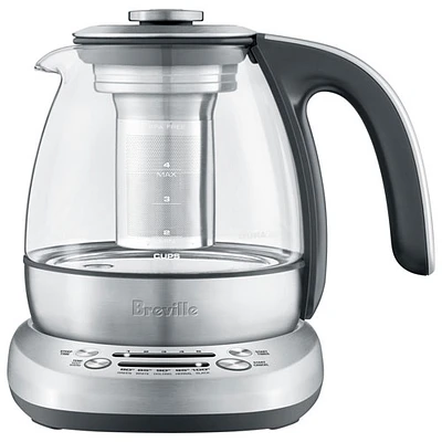 Bouilloire électrique Smart Tea Infuser de Breville - 1 l - Verre-acier inoxydable