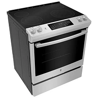 GE 30" 5.3 Cu. Ft. Fan Convection Slide-In Electric Range (JCS830SMSS) - Stainless Steel