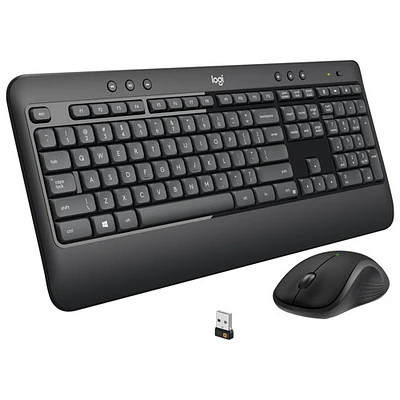 Ensemble avec clavier et souris optique sans fil MK540 de Logitech