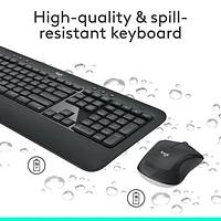 Logitech MK540 Wireless Optical Keyboard & Mouse Combo