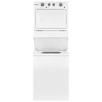 Whirlpool 4 Cu. Ft. Gas Washer & 5.9 Cu. Ft. Dryer Laundry Centre (WGT4027HW) - White