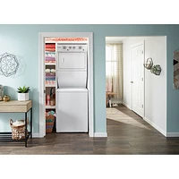 Whirlpool 4 Cu. Ft. Gas Washer & 5.9 Cu. Ft. Dryer Laundry Centre (WGT4027HW) - White