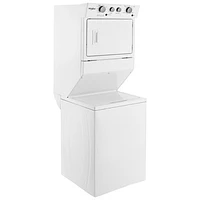 Whirlpool 4 Cu. Ft. Electric Washer & 5.9 Cu. Ft. Dryer Laundry Centre (YWET4027HW) - White