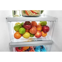 Réfrigérateur côte à côte 21,4 pi³ 33 po/distributeur eau/glaçons de Whirlpool (WRS331SDHB) - Noir