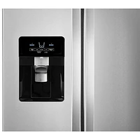 Whirlpool 33" 21.4 Cu. Ft. Side-By-Side Refrigerator w/ Ice & Water Dispenser (WRS331SDHM) - Stainless