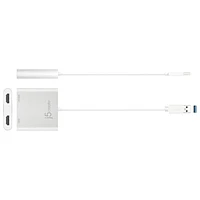 J5 USB 3.0 to Dual 4K HDMI Multi-Monitor Adapter (JUA365)