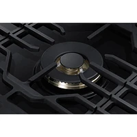 Samsung 30" 4-Burner Gas Cooktop (NA30N7755TG/AA) - Black; Stainless Steel