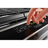 Cuisinière élec. encastrable lisse/four autonettoyant 4,8 pi³ 30 po d'Amana (YAES6603SFW) - Blanc