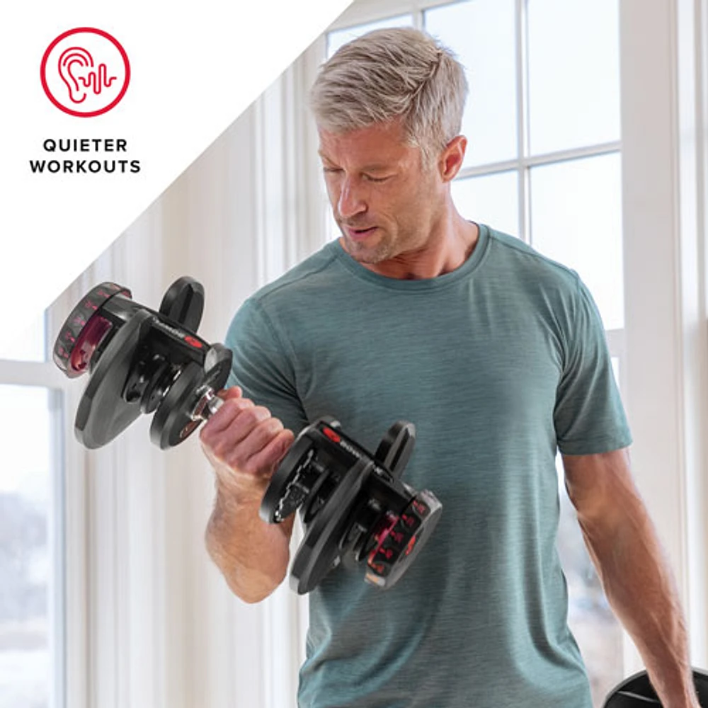 Haltère SelectTech 1090 de Bowflex - Abonnement gratuit de 2 mois à JRNY*